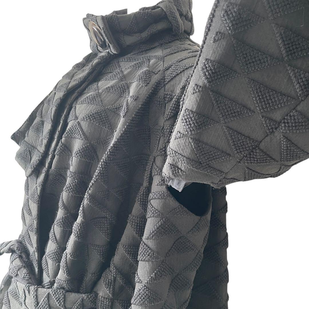 希少美品　 GIORGIO ARMANI　ケープコート　ブラック　46