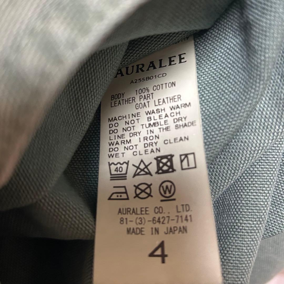 AURALEE ORGANIC COTTON DUCK BLOUSON 4サイズ