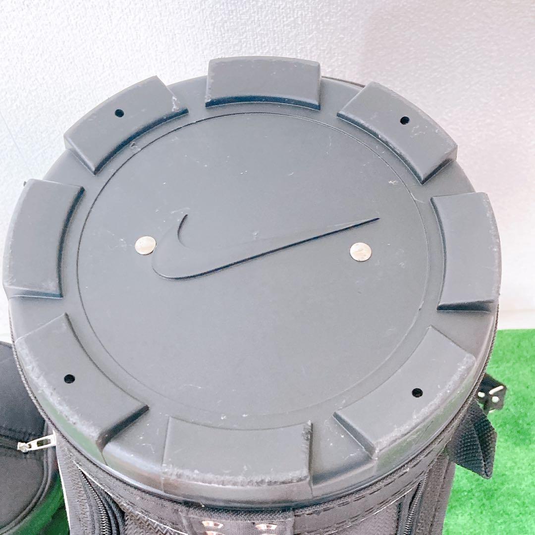 NIKE GOLF キャディバッグ 6口 フード付き 廃盤品 希少 レア BK