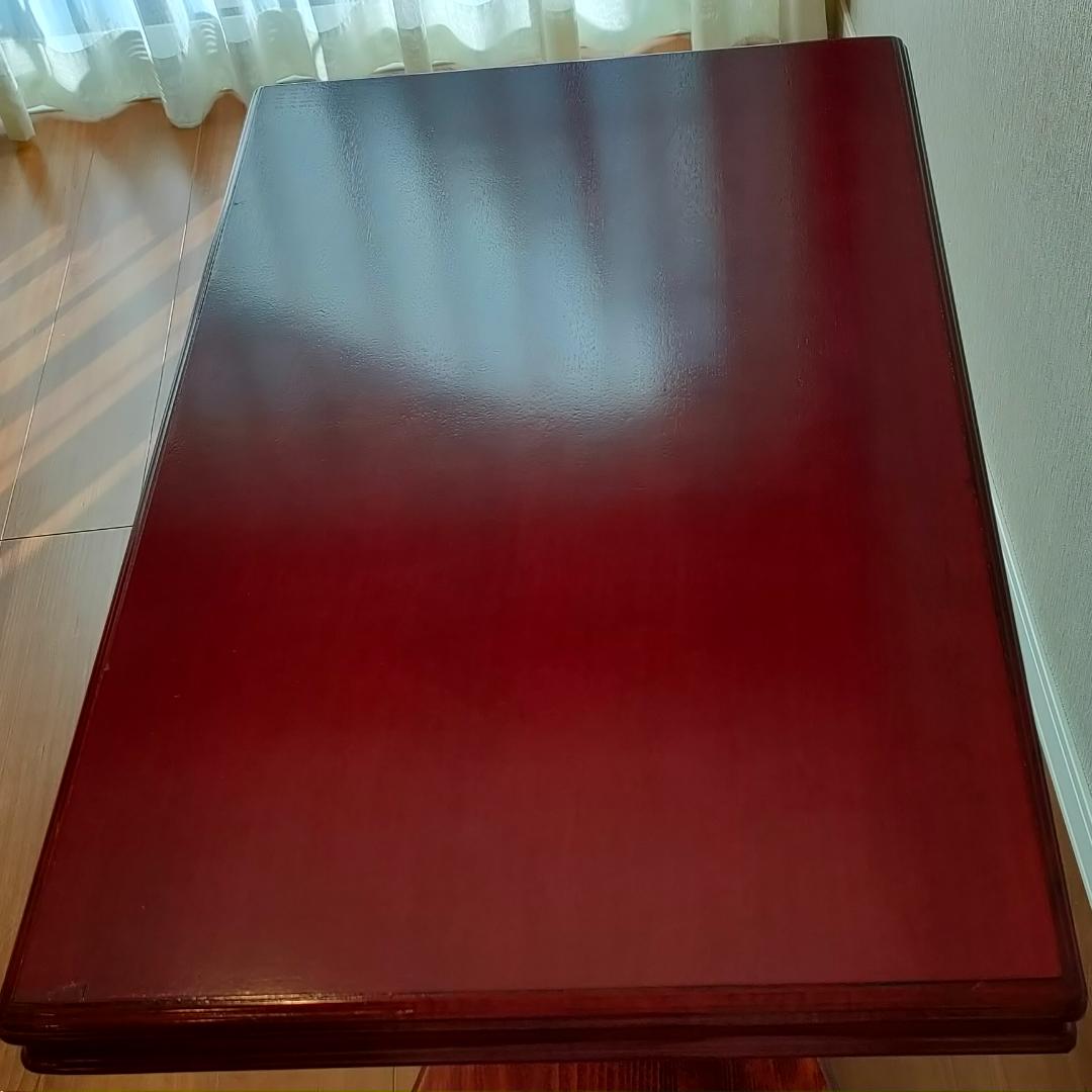 木製　サイドテーブル　コーヒーテーブル　丸脚　スクエア