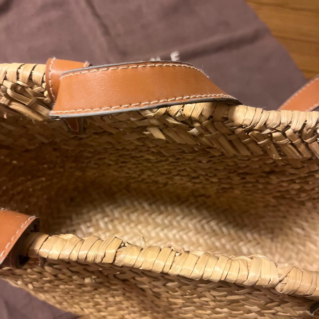 CELINE ストロー かごバッグ