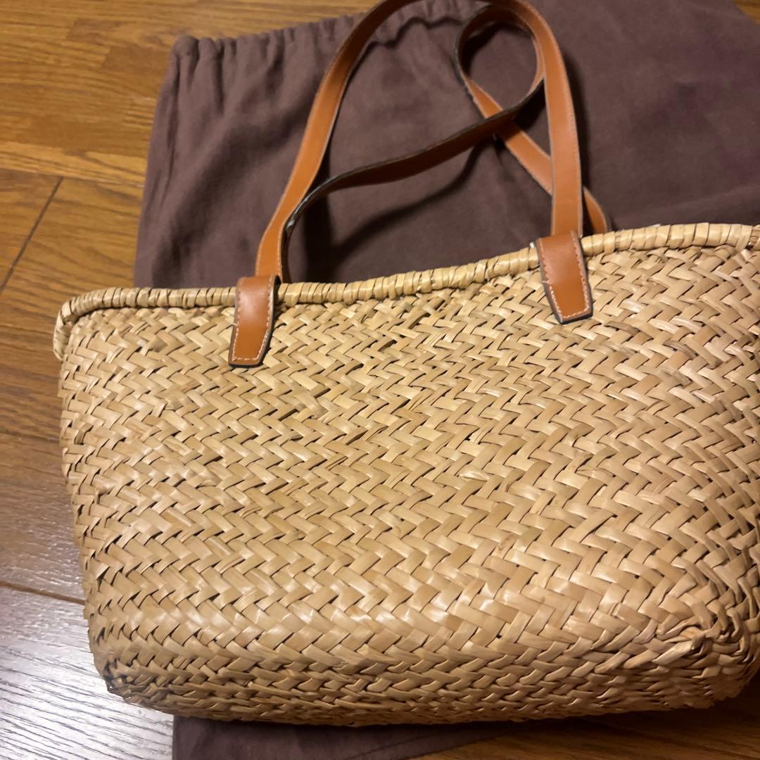 CELINE ストロー かごバッグ