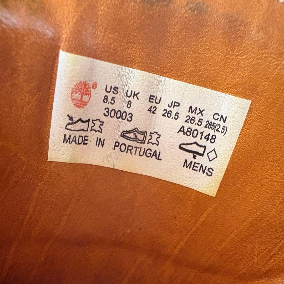 ティンバーランド モカシン デッキシューズ 革靴 3アイ ブラウン