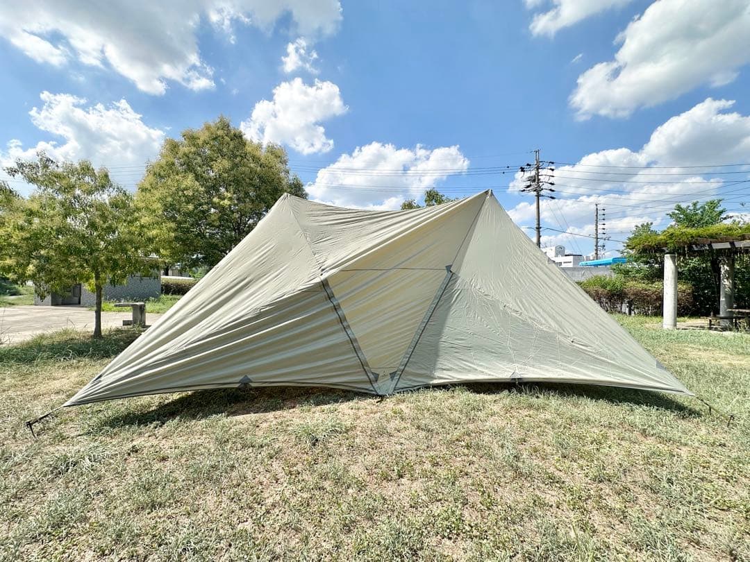 美品 鎌倉天幕 ナショナルジオグラフィック HIDEOUT DACポール付き