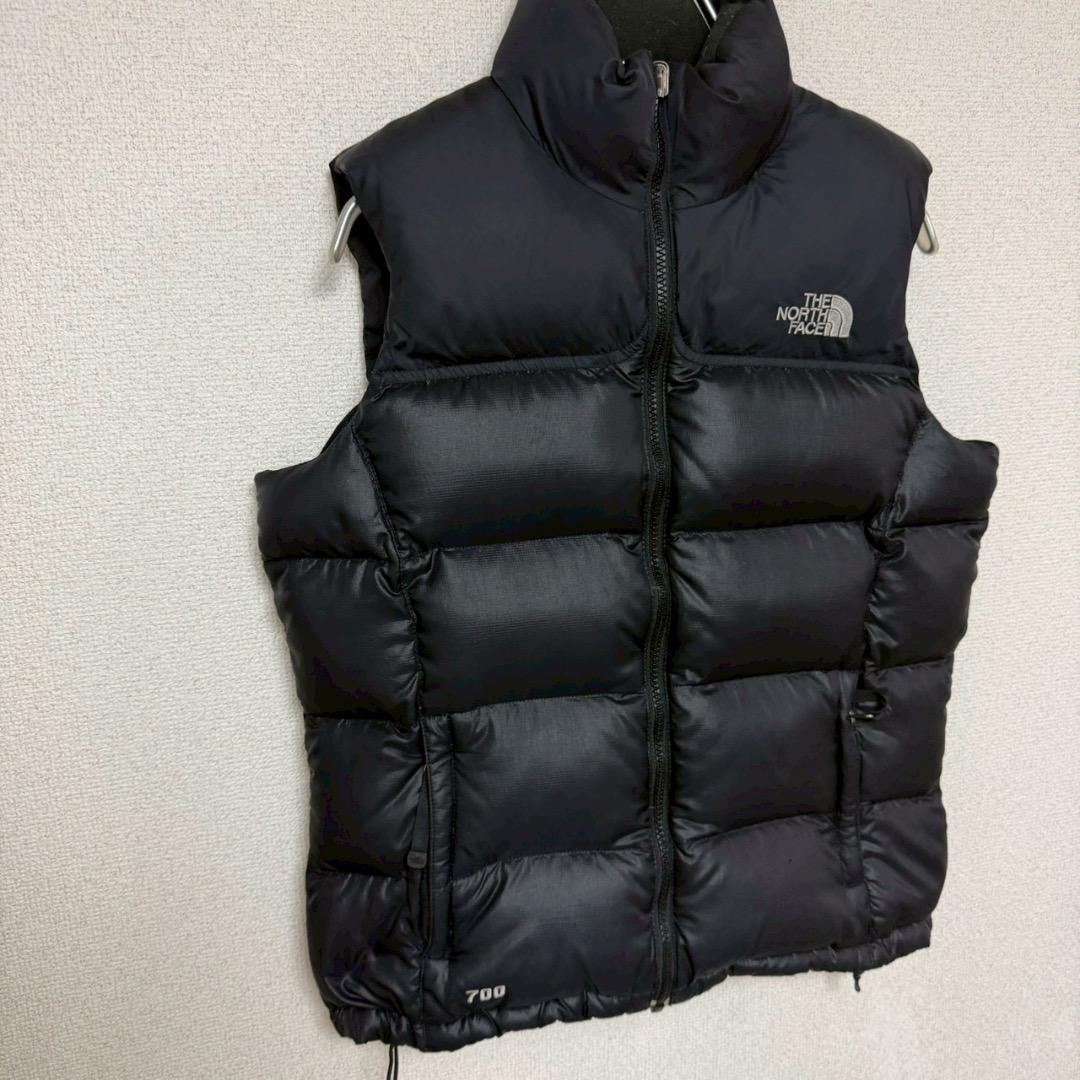 ノースフェイス ヌプシ ダウンベスト 海外限定 ブラック レディース S相当