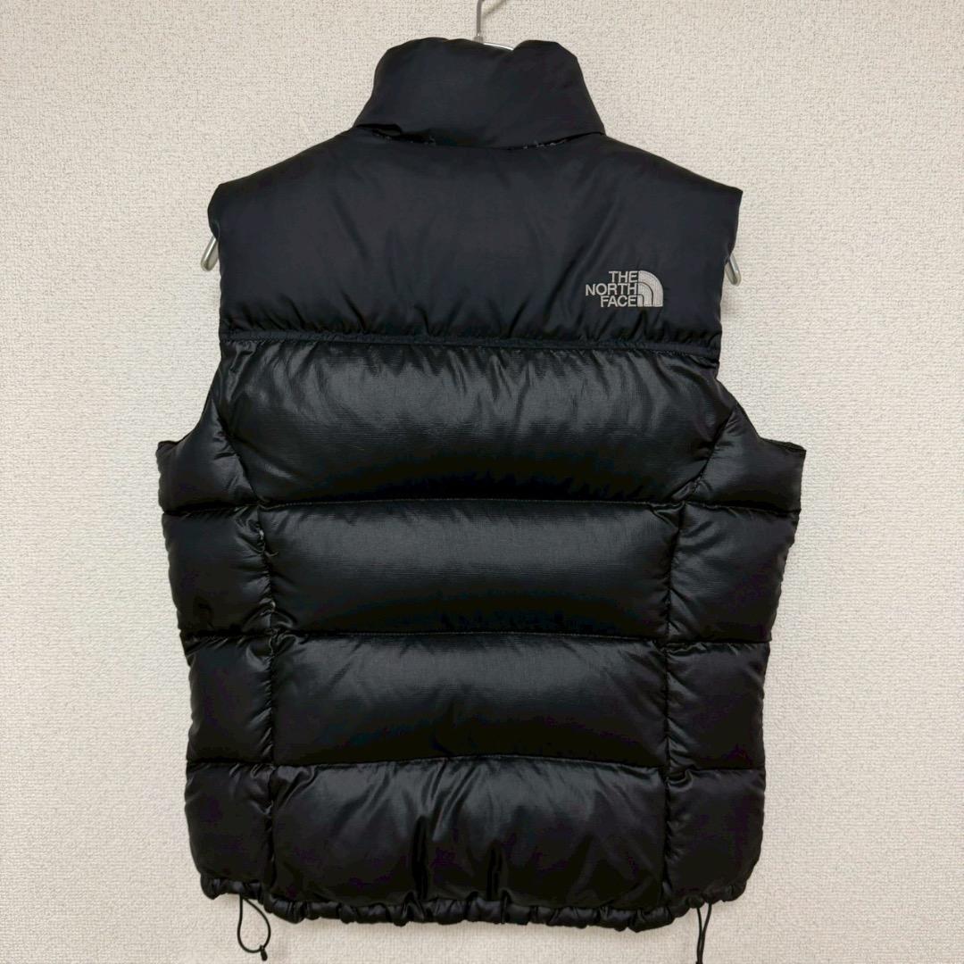 ノースフェイス ヌプシ ダウンベスト 海外限定 ブラック レディース S相当
