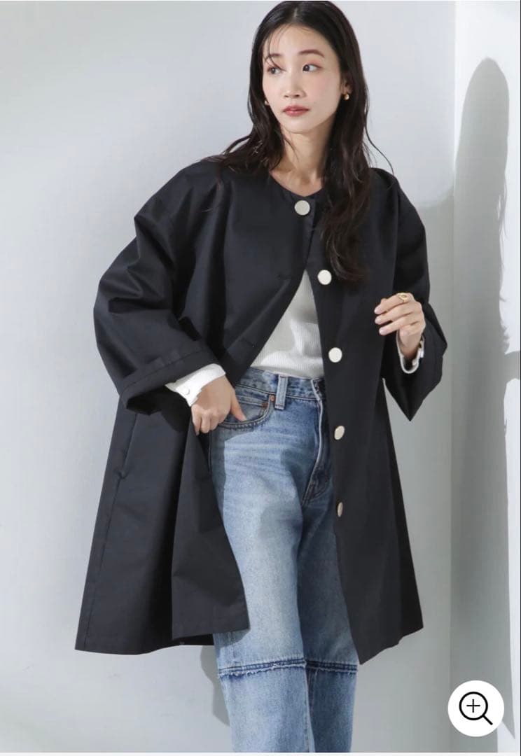 1/21限定価格　NANO universe 撥水&花粉ガードノーカラーコート