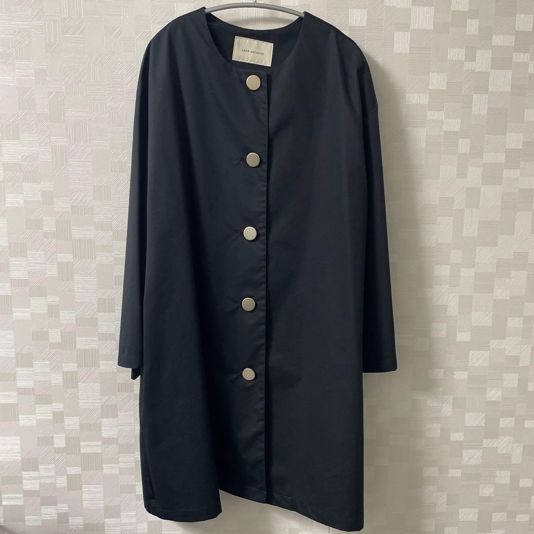 1/21限定価格　NANO universe 撥水&花粉ガードノーカラーコート