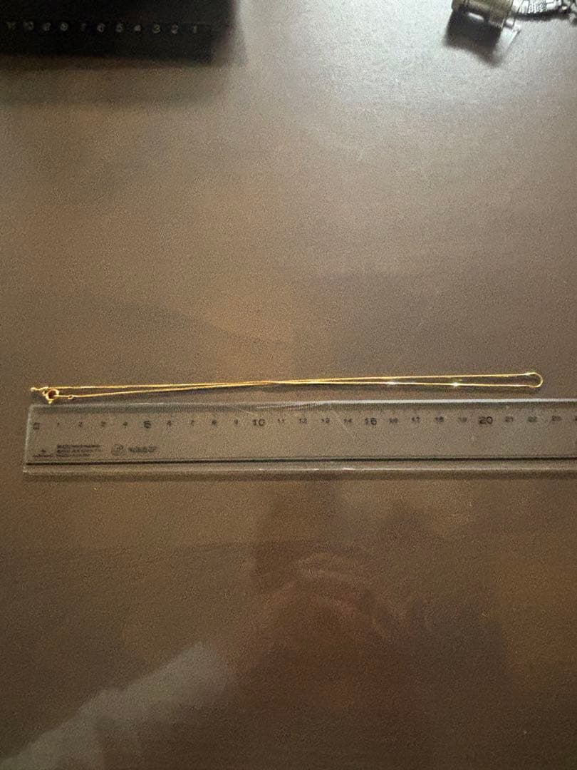 K18 YG スネークチェーン ネックレス