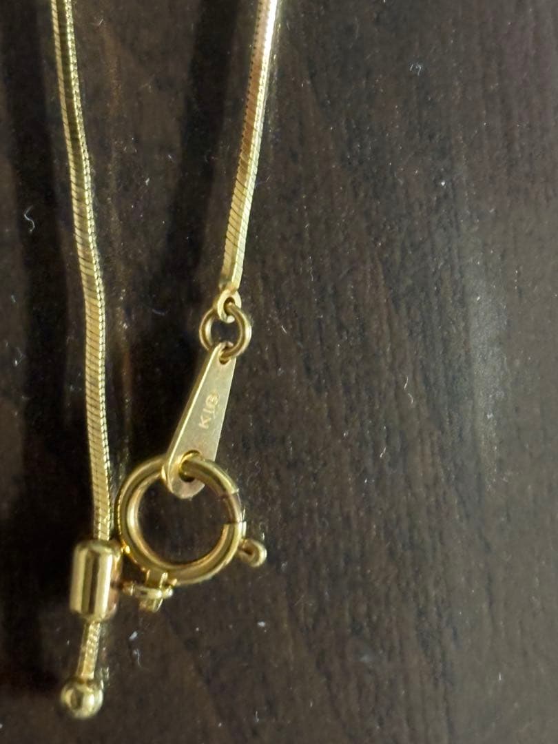 K18 YG スネークチェーン ネックレス