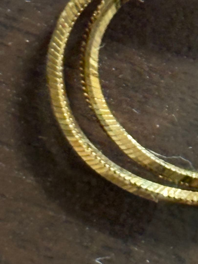 K18 YG スネークチェーン ネックレス