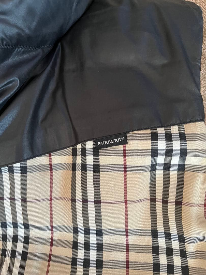 BURBERRY☆ダウンベストリバーシブル☆160 レディース メンズ☆美品