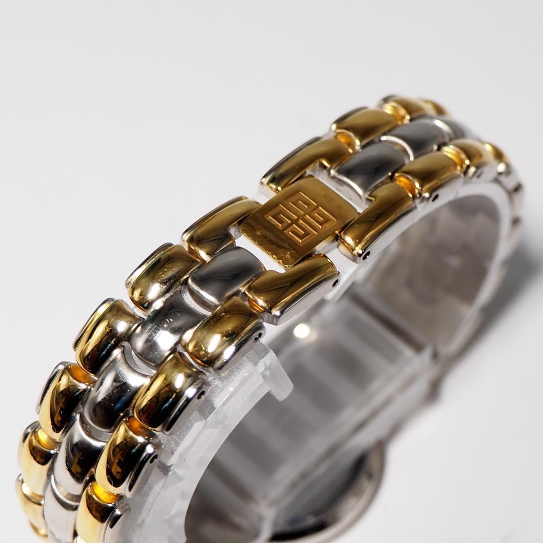 ジバンシイ GIVENCHY コンビ ゴールド文字盤 レディース腕時計 F403