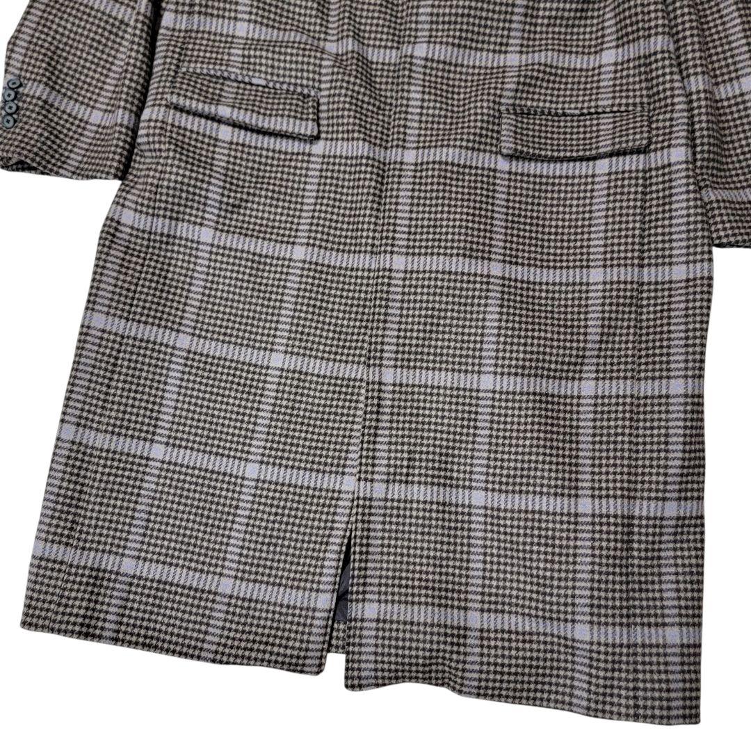 完売 マンテコ UNITED TOKYO チェックオーバーサイズチェスターコート