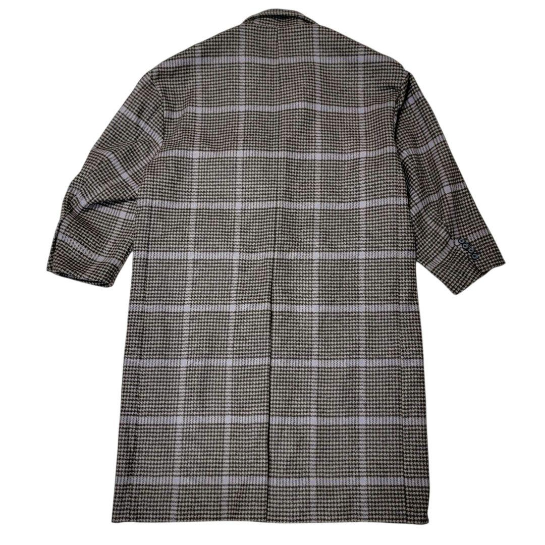 完売 マンテコ UNITED TOKYO チェックオーバーサイズチェスターコート