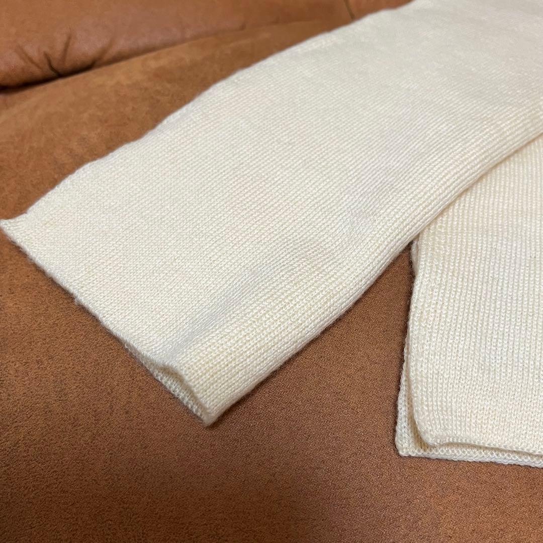 Dior HOMME ディオールオム 06AW バイカラーウールニットマフラー