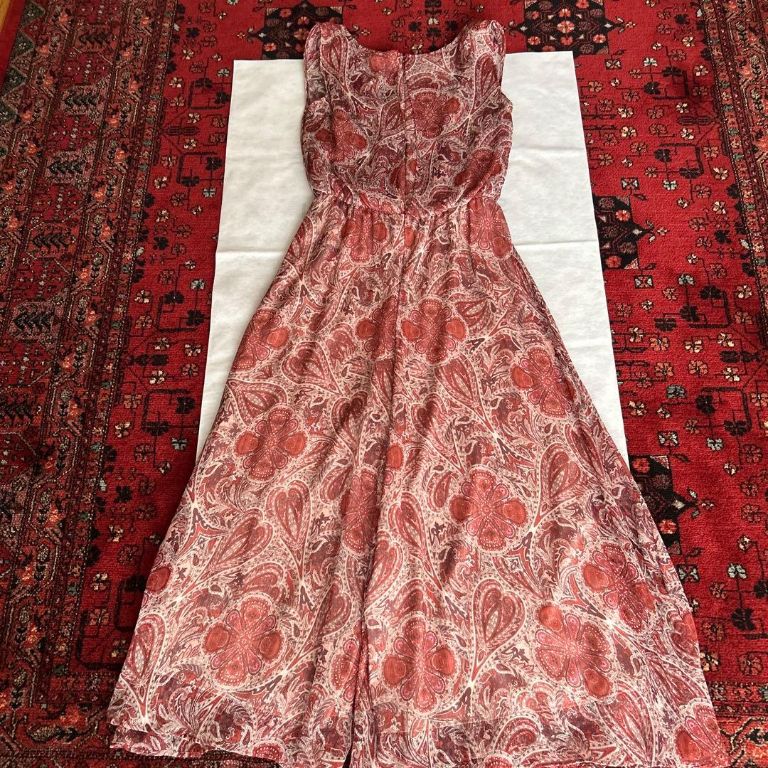 美品ANAYI 楊柳ペイズリーオールインワン36サイズ