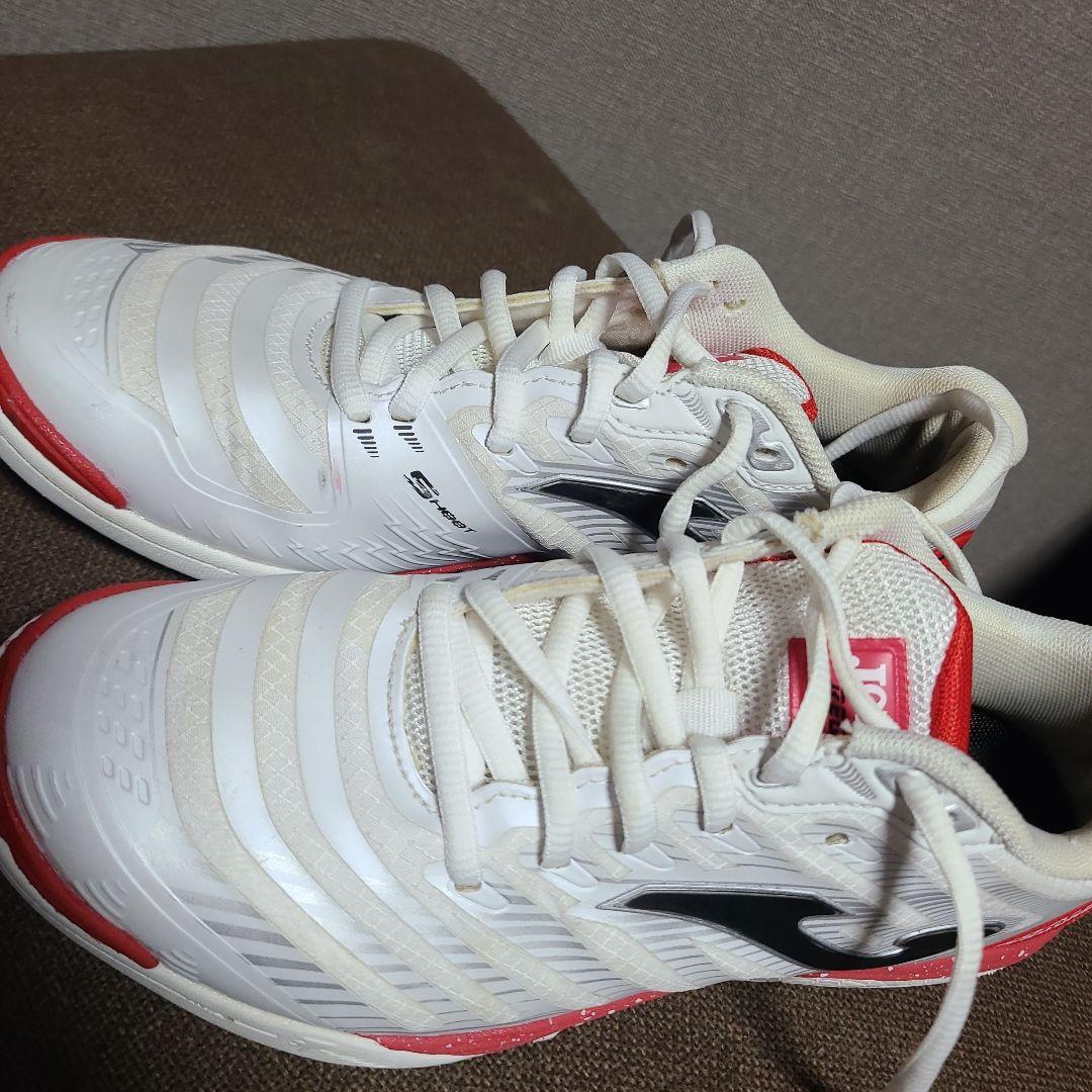 Joma フットサルシューズ ホワイト/レッド/ブラック