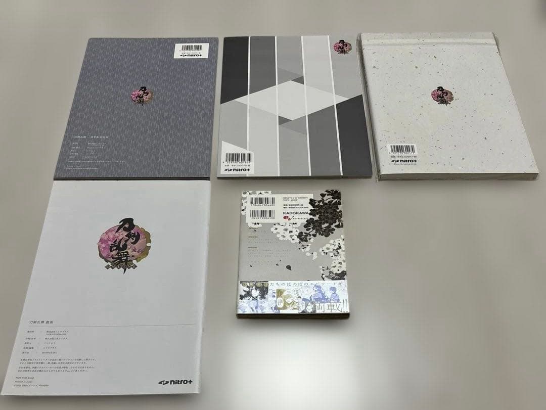 刀剣乱舞絢爛図録 ・二・三、戯画、一・二・五周年記念祝画