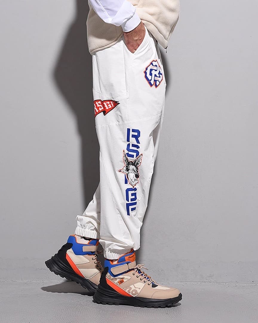 【size6】定価37,400円 ラッセルノゴルフ ストレッチマルチロゴ パンツ