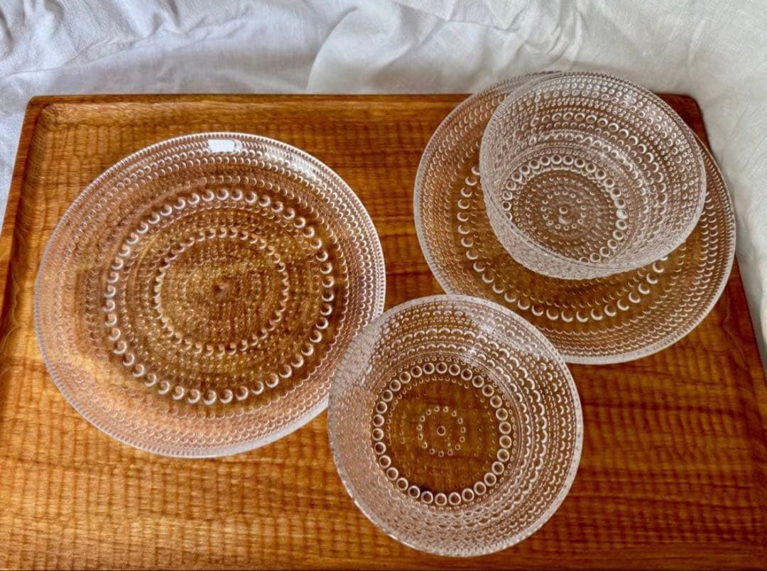 イッタラ　カステヘルミ　ボウル　17cmプレート　2組4客