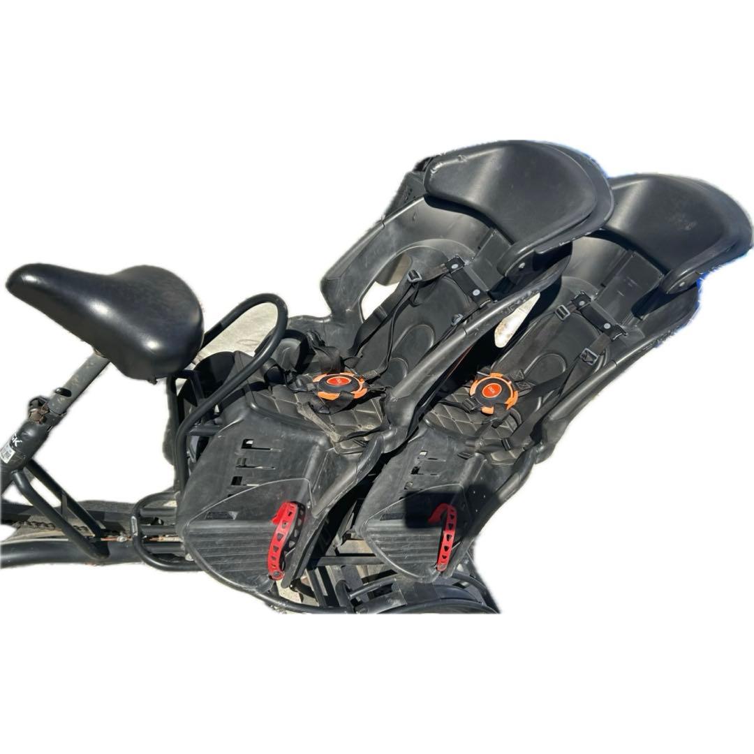 ふたごじてんしゃ ブラック 鍵２本