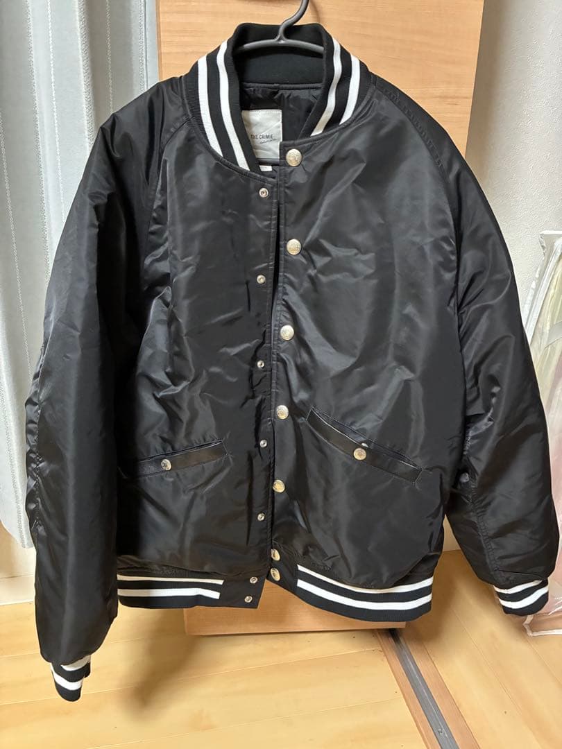 THE CRIMIE ブラック スタジャン M A-1