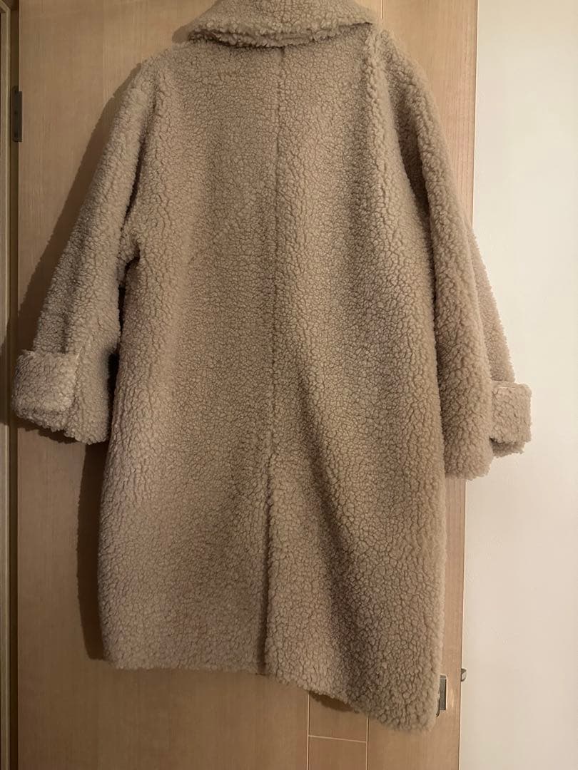 今期完売　three dots 　スリードッツ　エコぺルボア　ロングコート