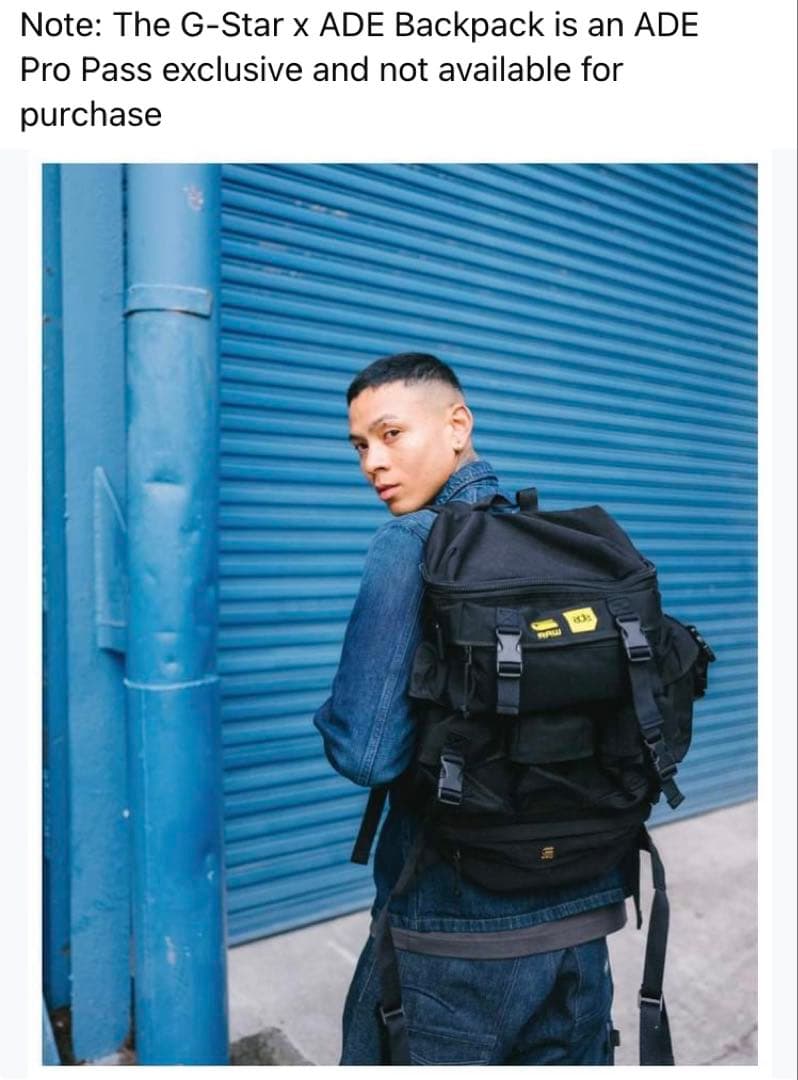 【レア】ジースター G-STAR RAW 多機能バックパック VIP限定品