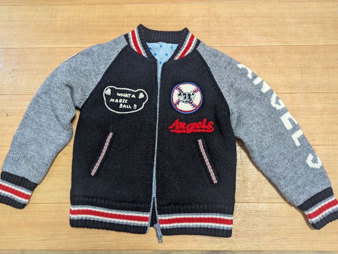 ANGEL BLUE M 150 ニットアウター　ニットジャケット　美品
