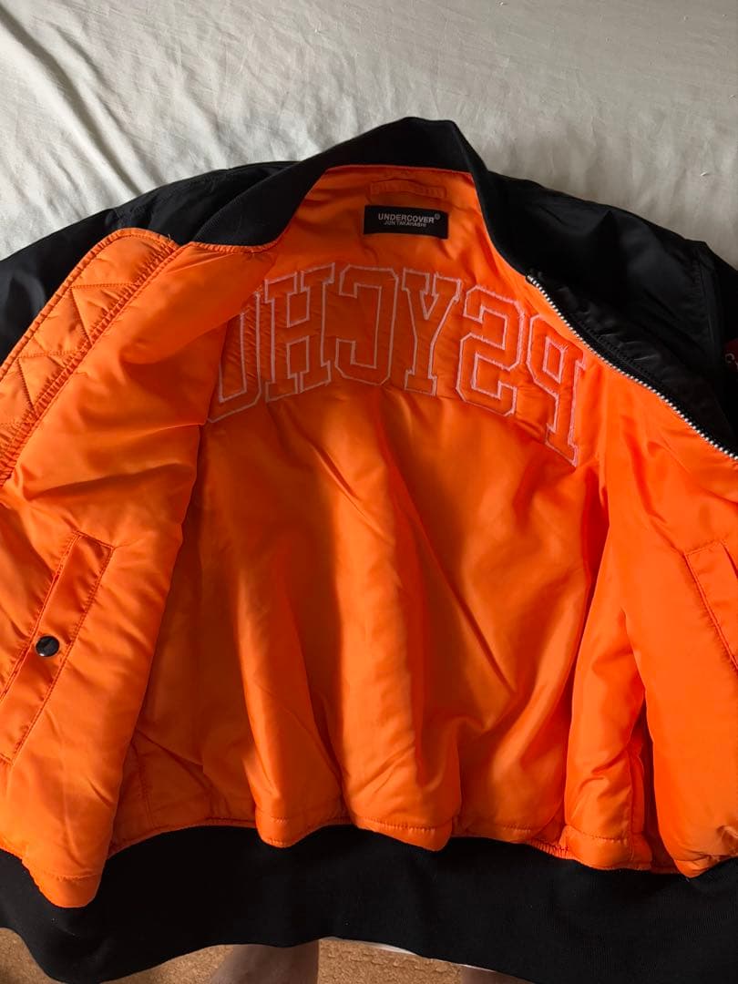 22AW UNDERCOVER PSYCHO MA-1 ブラックL【美品】