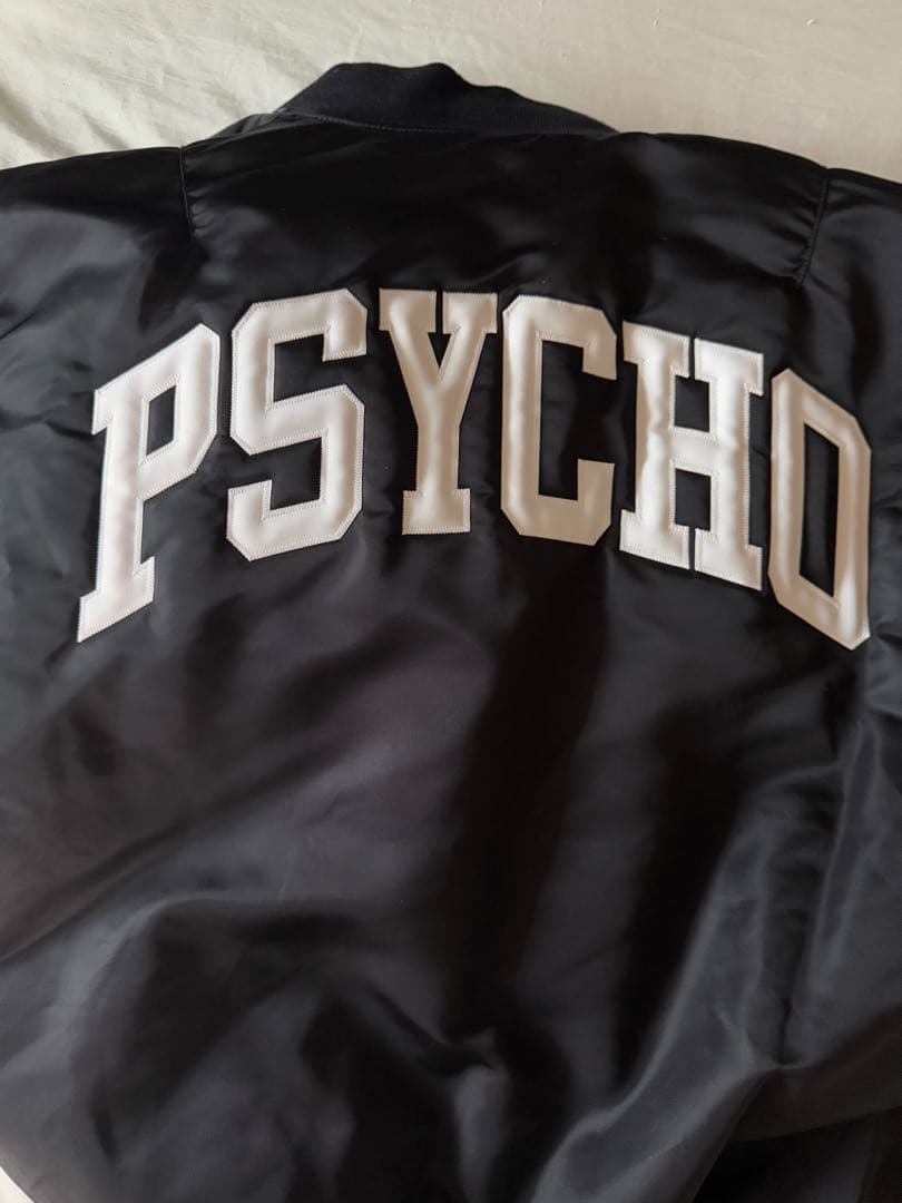22AW UNDERCOVER PSYCHO MA-1 ブラックL【美品】