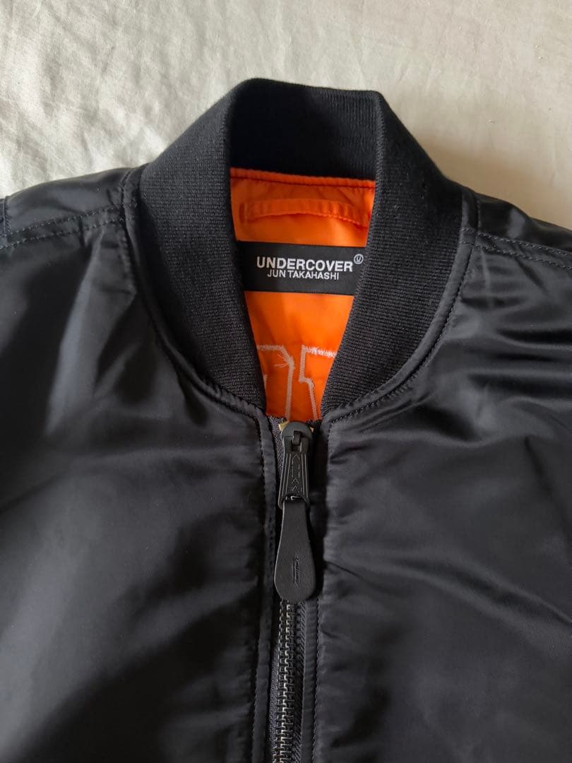22AW UNDERCOVER PSYCHO MA-1 ブラックL【美品】