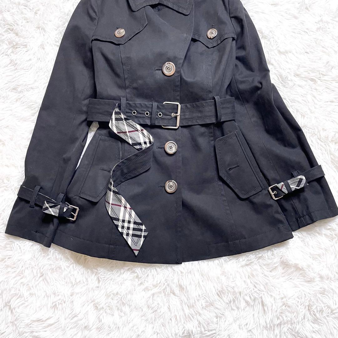 美品✨ BURBERRY BLUE LABEL トレンチコート 38 黒