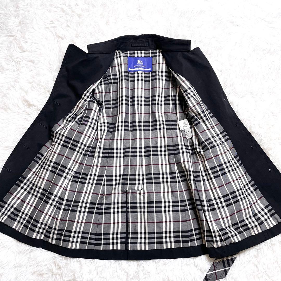 美品✨ BURBERRY BLUE LABEL トレンチコート 38 黒