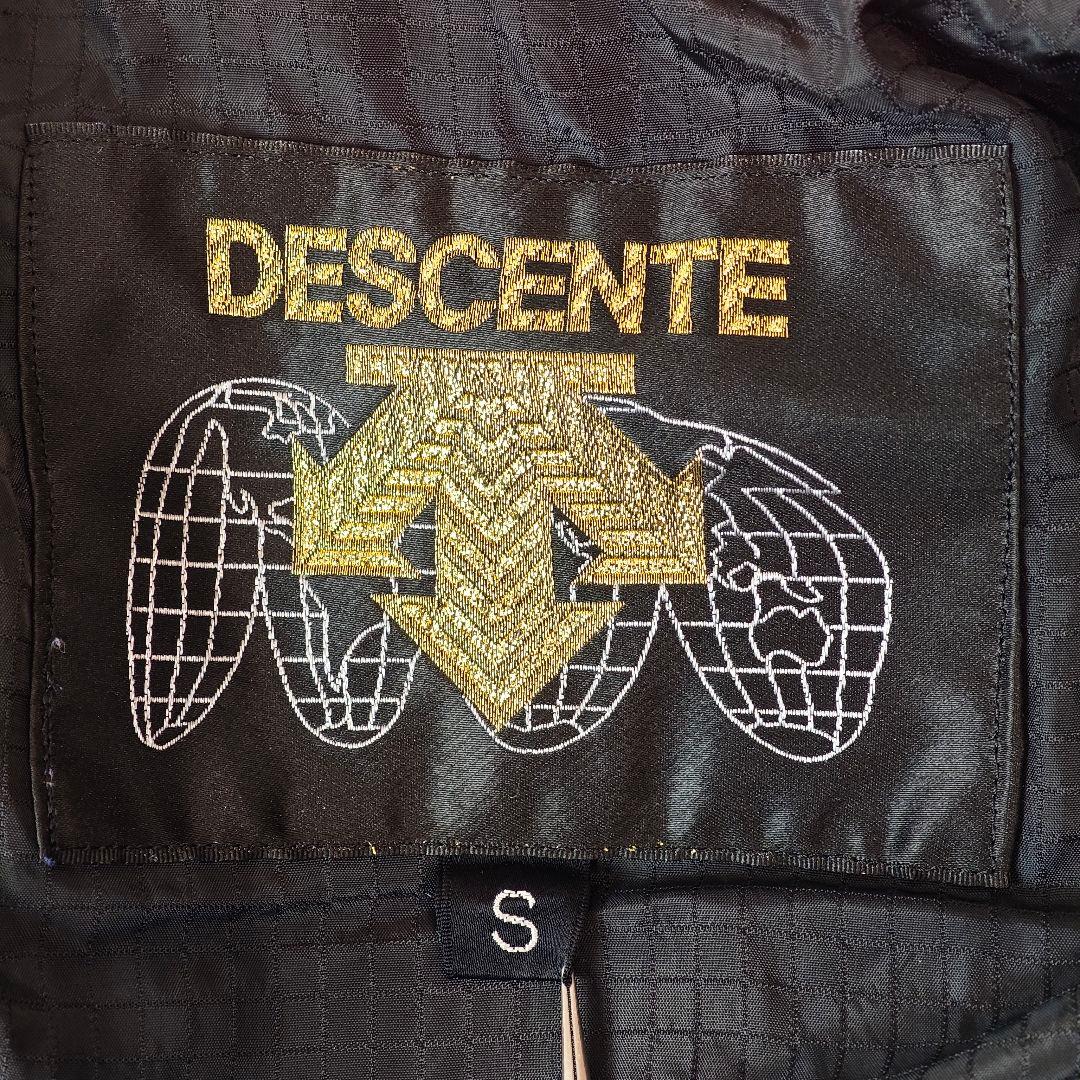 【90ｓ】DESCENTE デサント 中綿スキージャケット 青赤　ゆるダボ S