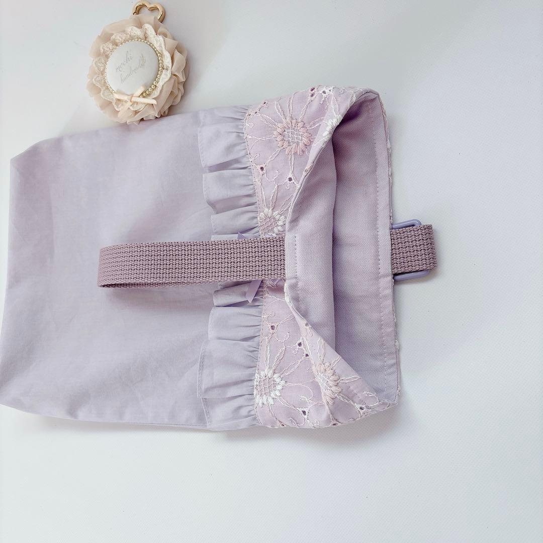 りいmama♡様　レッスンバッグ　上履き袋　体操着袋　ヌビ　ハート　キルト