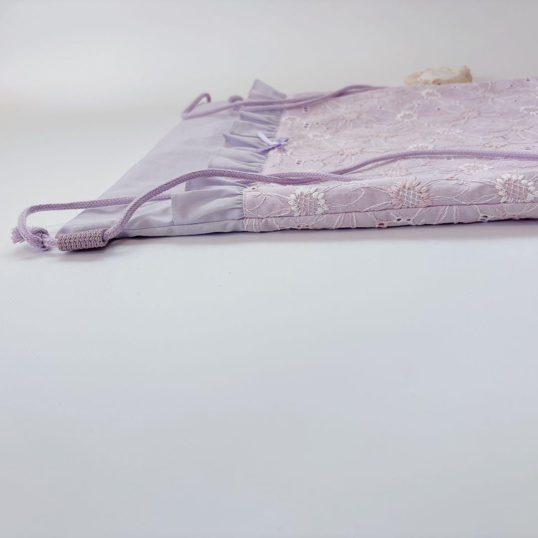 りいmama♡様　レッスンバッグ　上履き袋　体操着袋　ヌビ　ハート　キルト