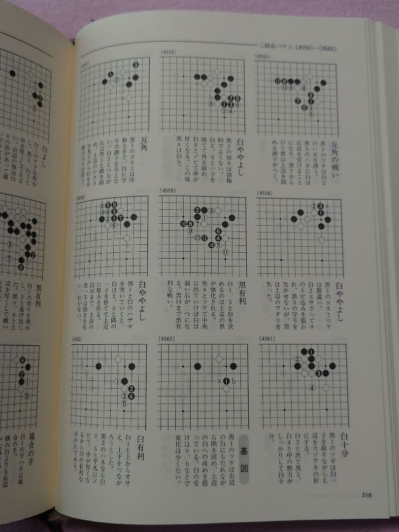 定石大事典　上下２巻　日本棋院　囲碁