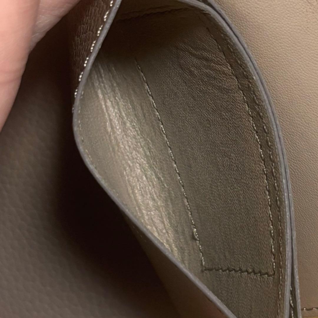 あ*ら様 Maison Sbond Amy 三つ折り財布 グレージュ