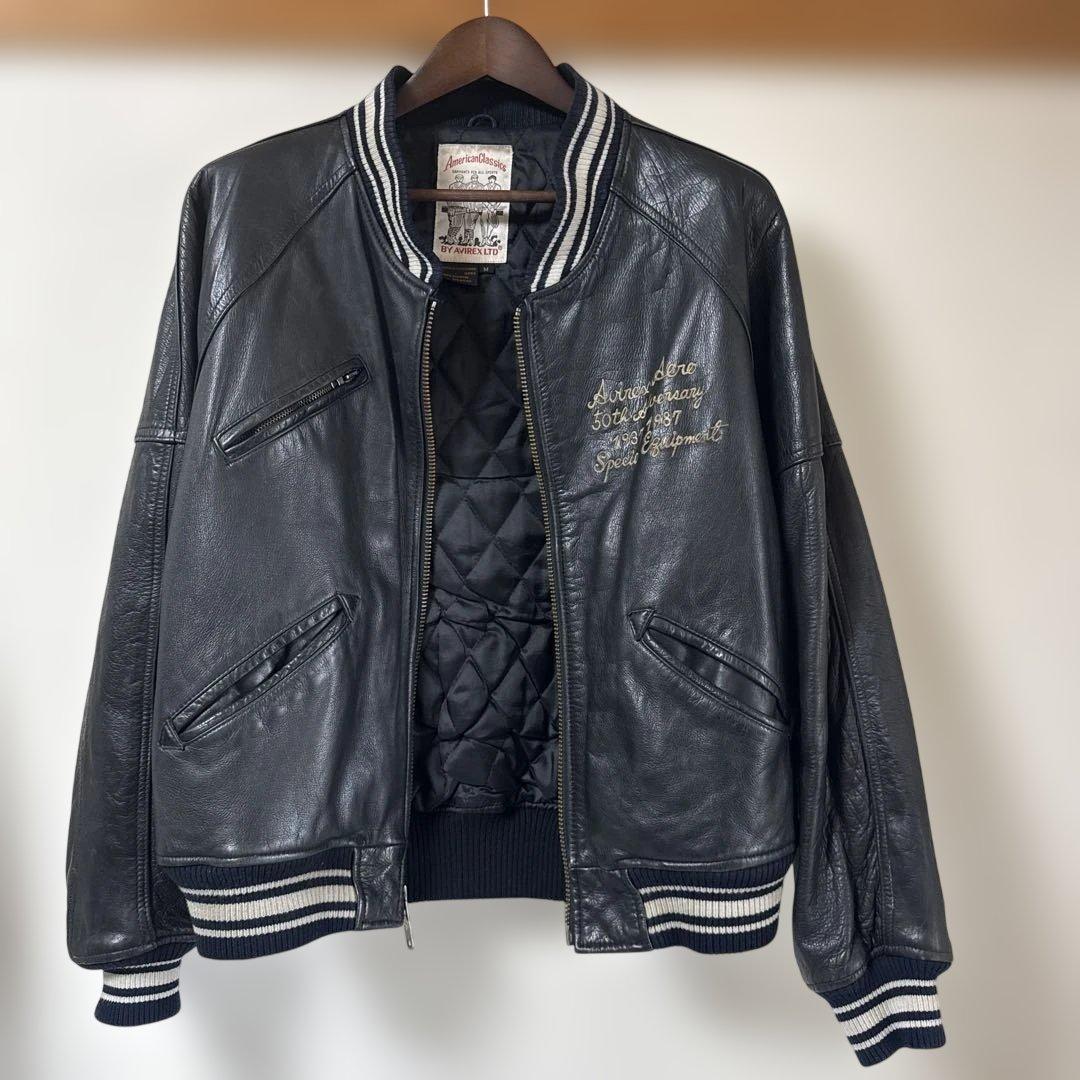 A*e様 アヴィレックス レザーバーシティジャケット 50周年記念モデル AVI