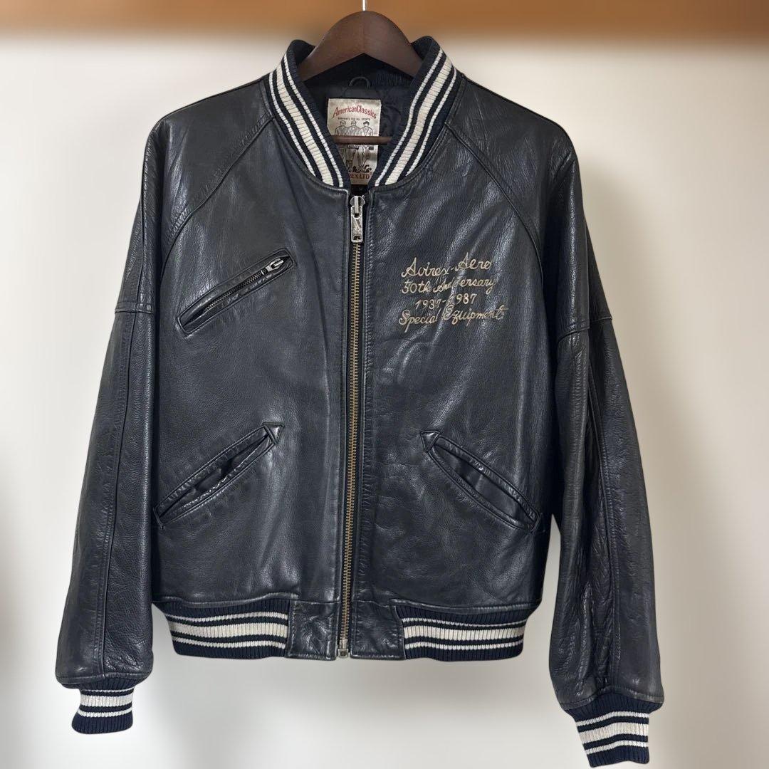 A*e様 アヴィレックス レザーバーシティジャケット 50周年記念モデル AVI