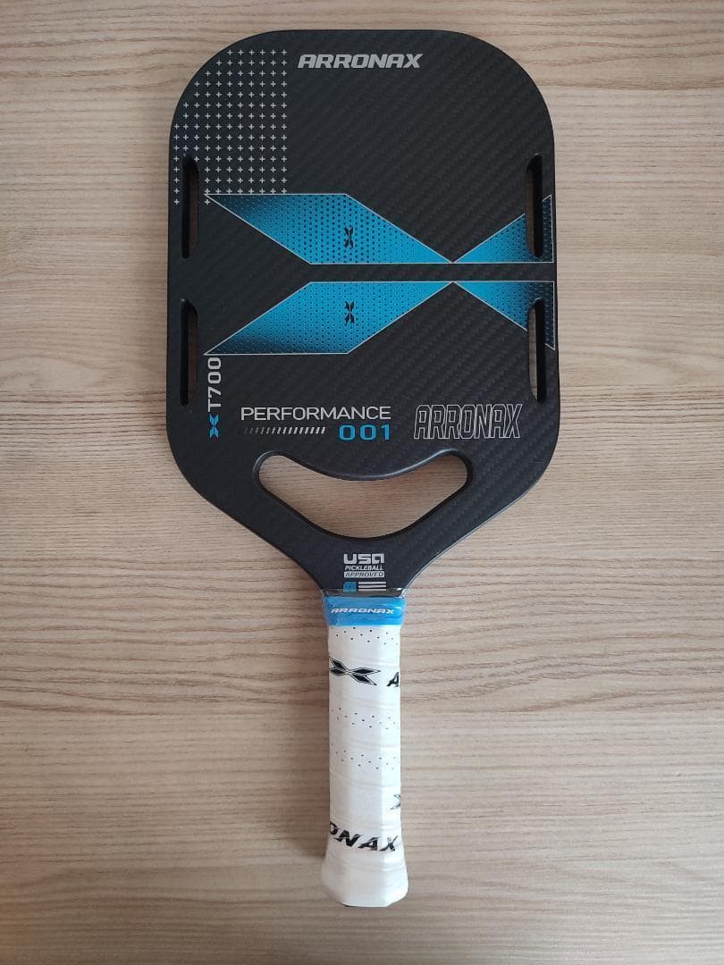 ピックルボール パドル ARRONAX 3Kカーボンファイバー 刃 青い