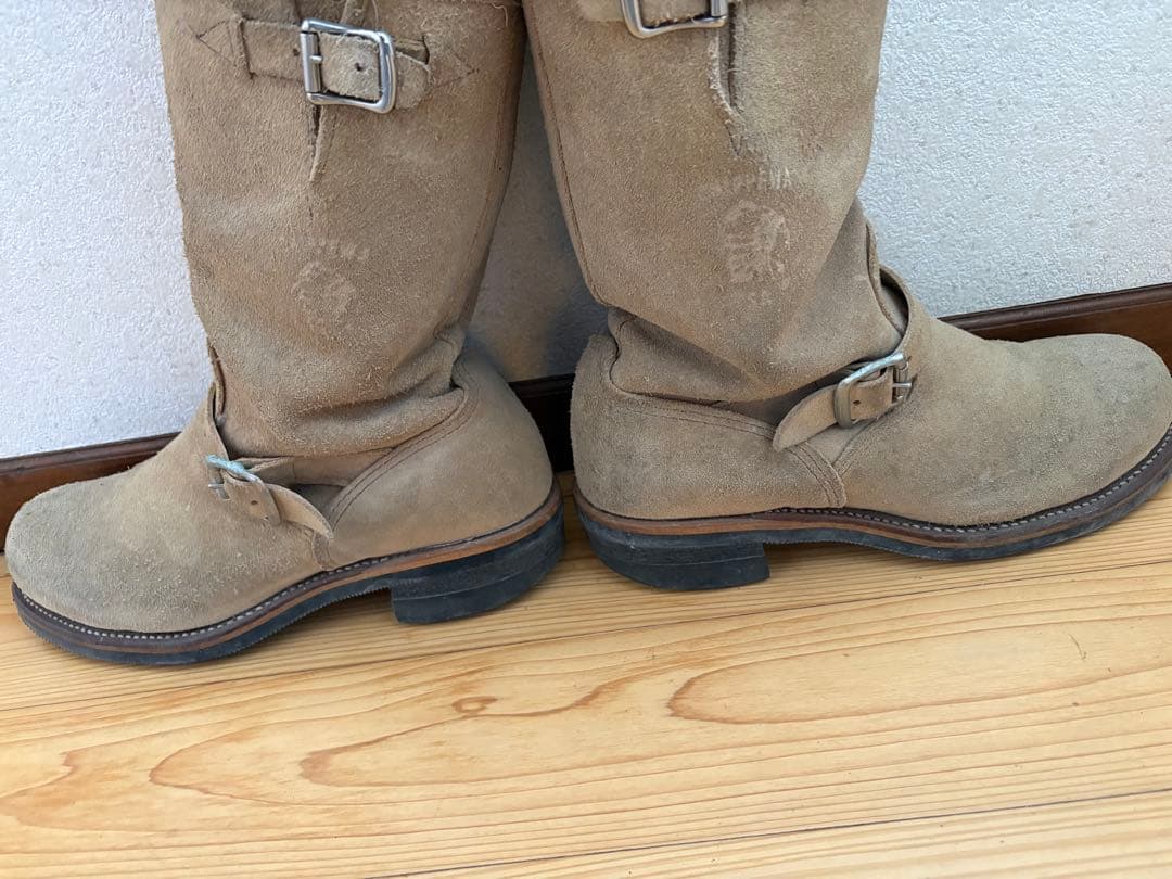 chippewa チペワ　エンジニアブーツ　スエード　9E