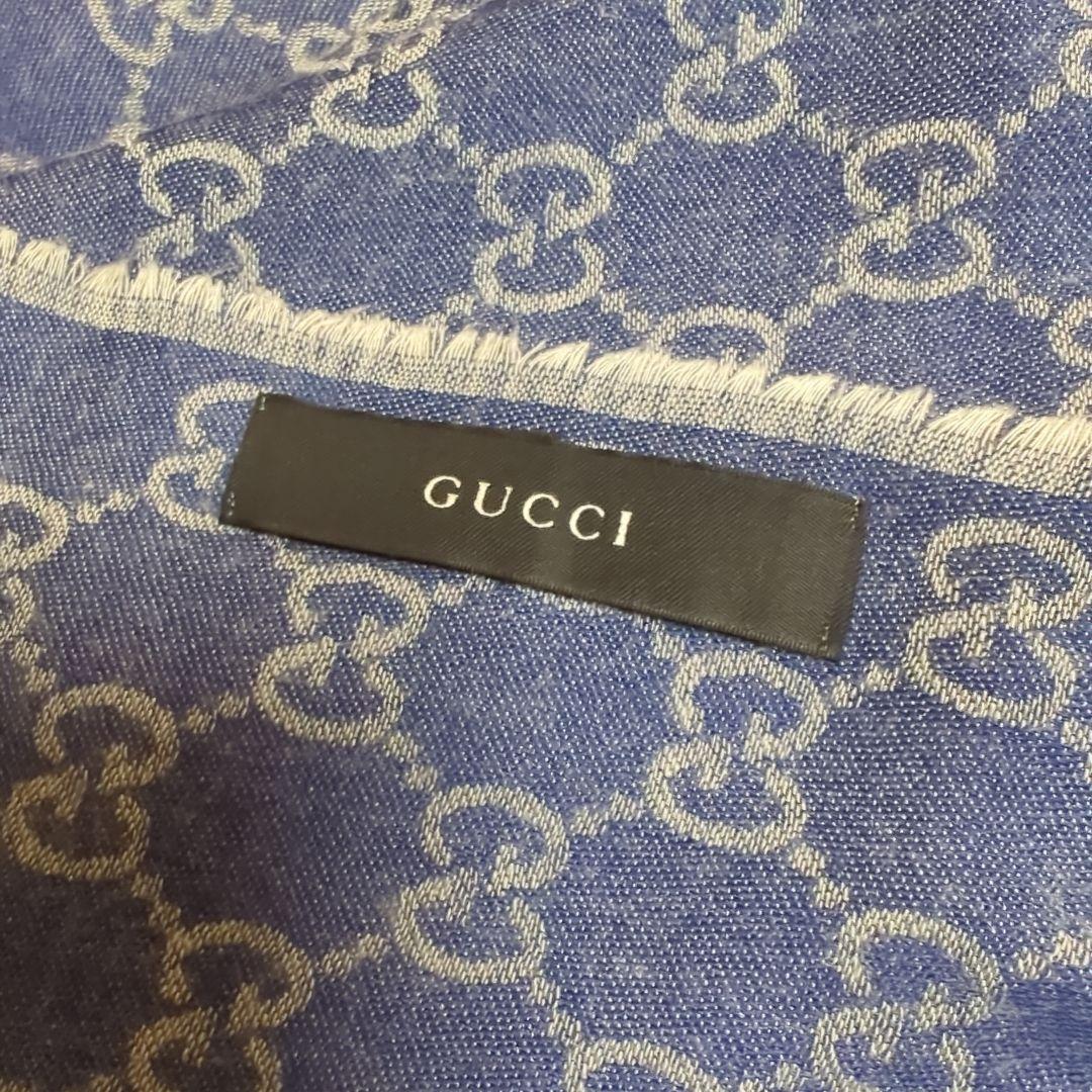 美品 Gucci GGロゴストール