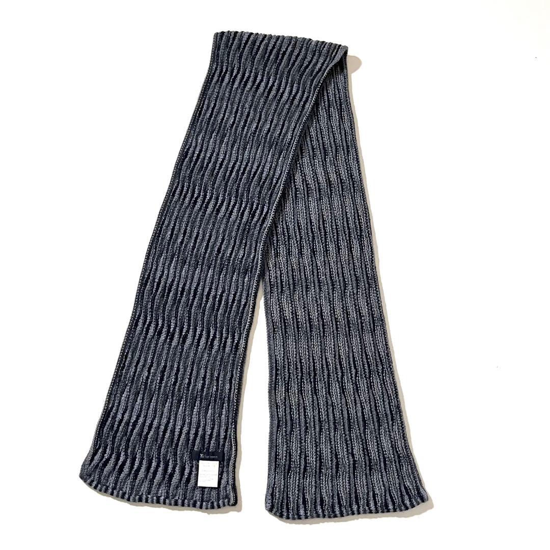 【美品】ワイズフォーメン　ニット マフラー　90s アーカイブ　ヨウジヤマモト