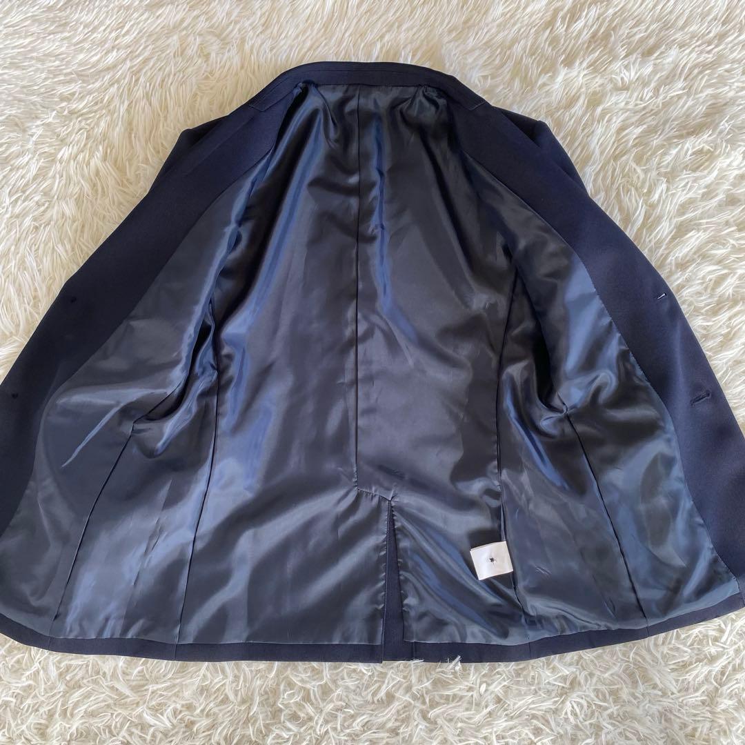 【未使用に近い】ショパン　レジメンタルタイベーシックスーツセット　160cm 紺