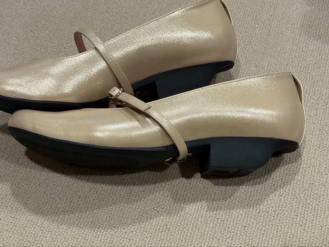リトルピアニスト　ステージ用シューズ　シャンパンゴールド