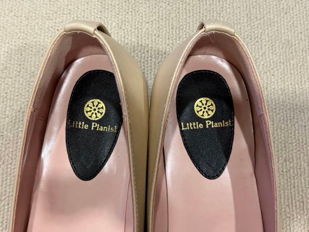 リトルピアニスト　ステージ用シューズ　シャンパンゴールド