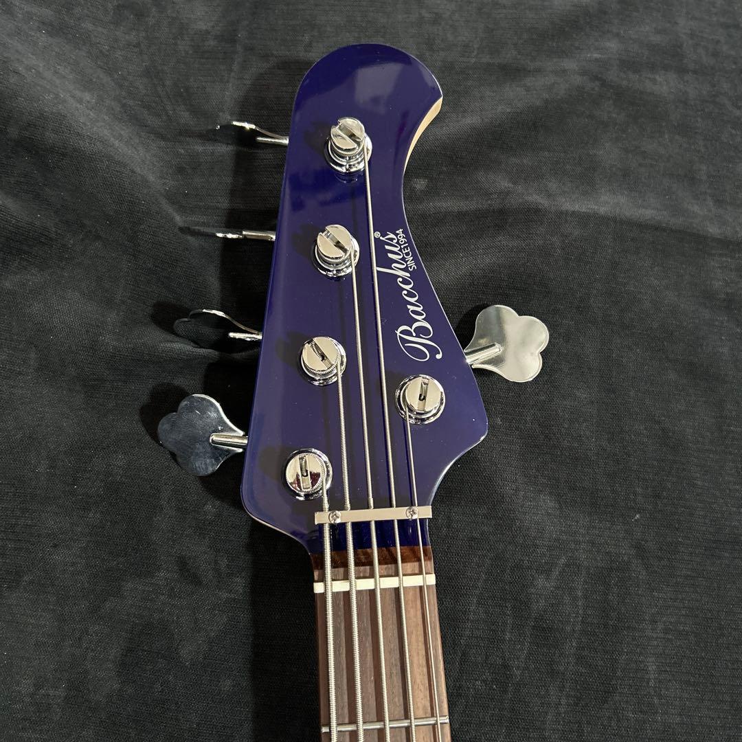 油*圧様 Bacchus WJB5-BP/Act BL-B 5弦ベース アクティ